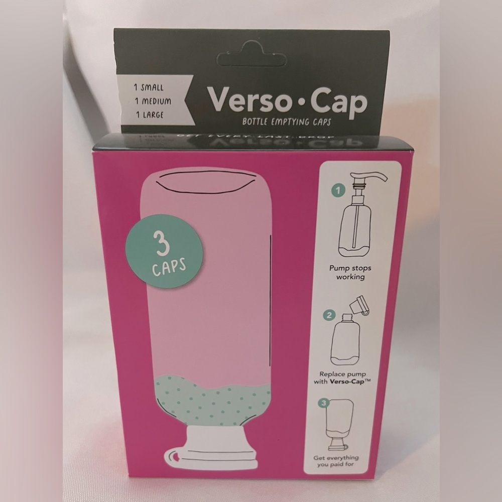 FINAL SALE! NIB Verso-Cap Bottle Emptying Caps!